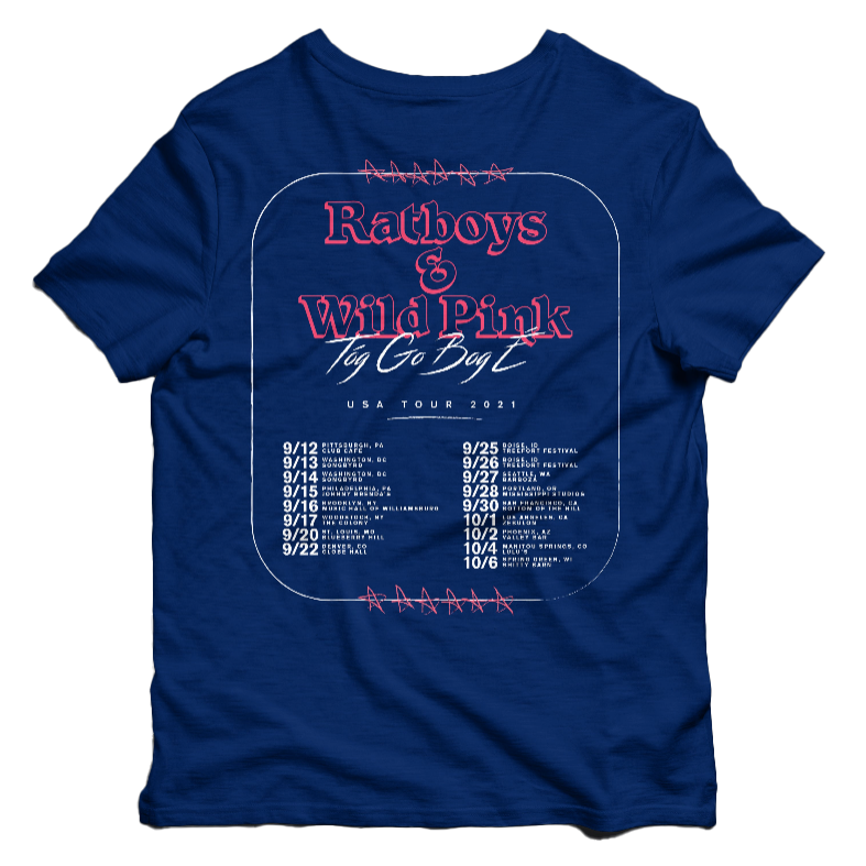 2021 Ratboys x Wild Pink Tour Tee